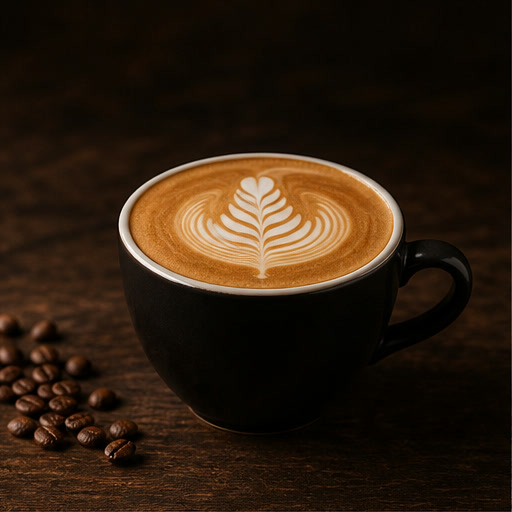 Cappuccino con arte latte